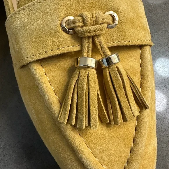 Talbots Yellow Tassel Loafers - Picture 3 of 7